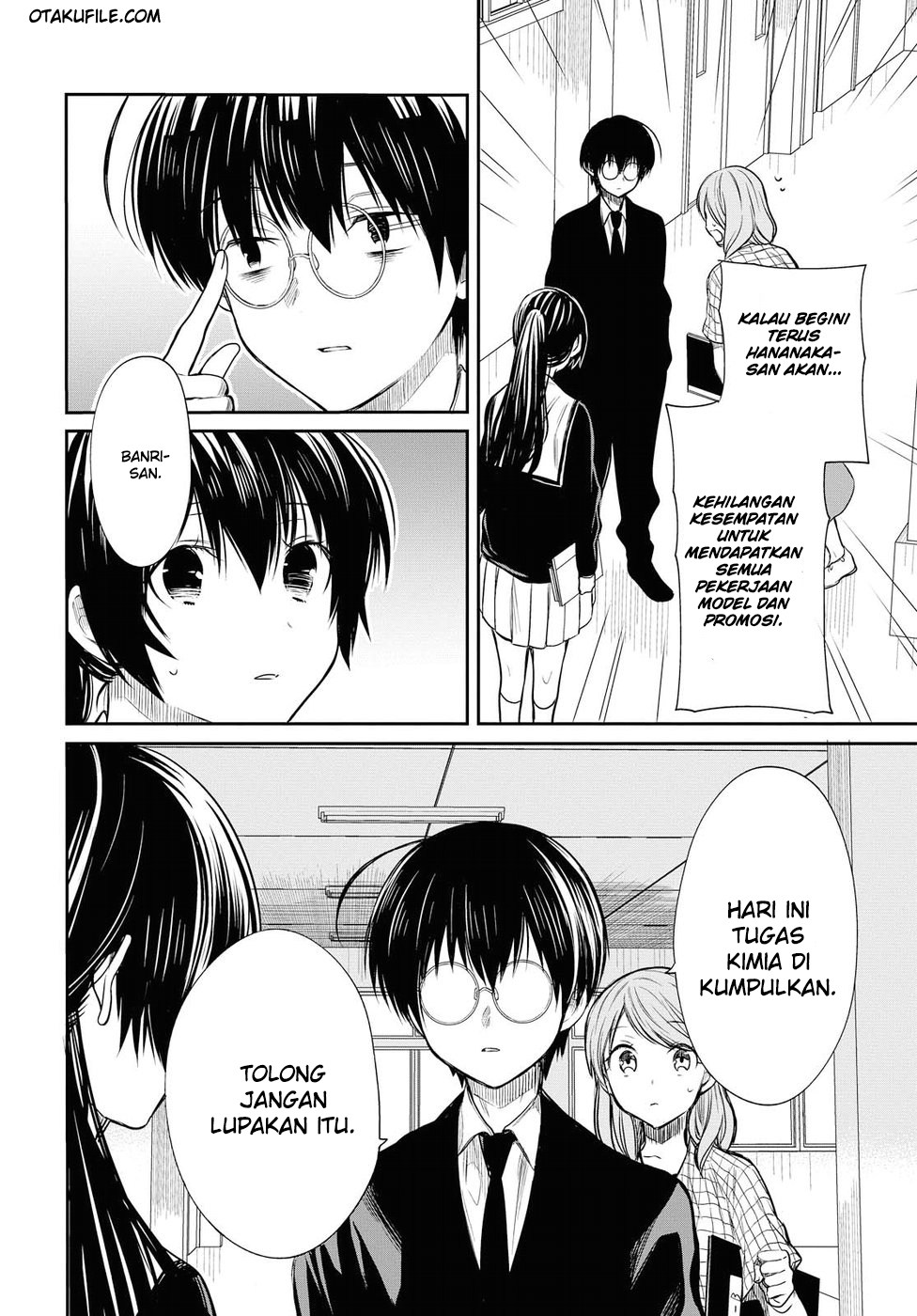 1-nen A-gumi no Monster chapter 8 halaman 4