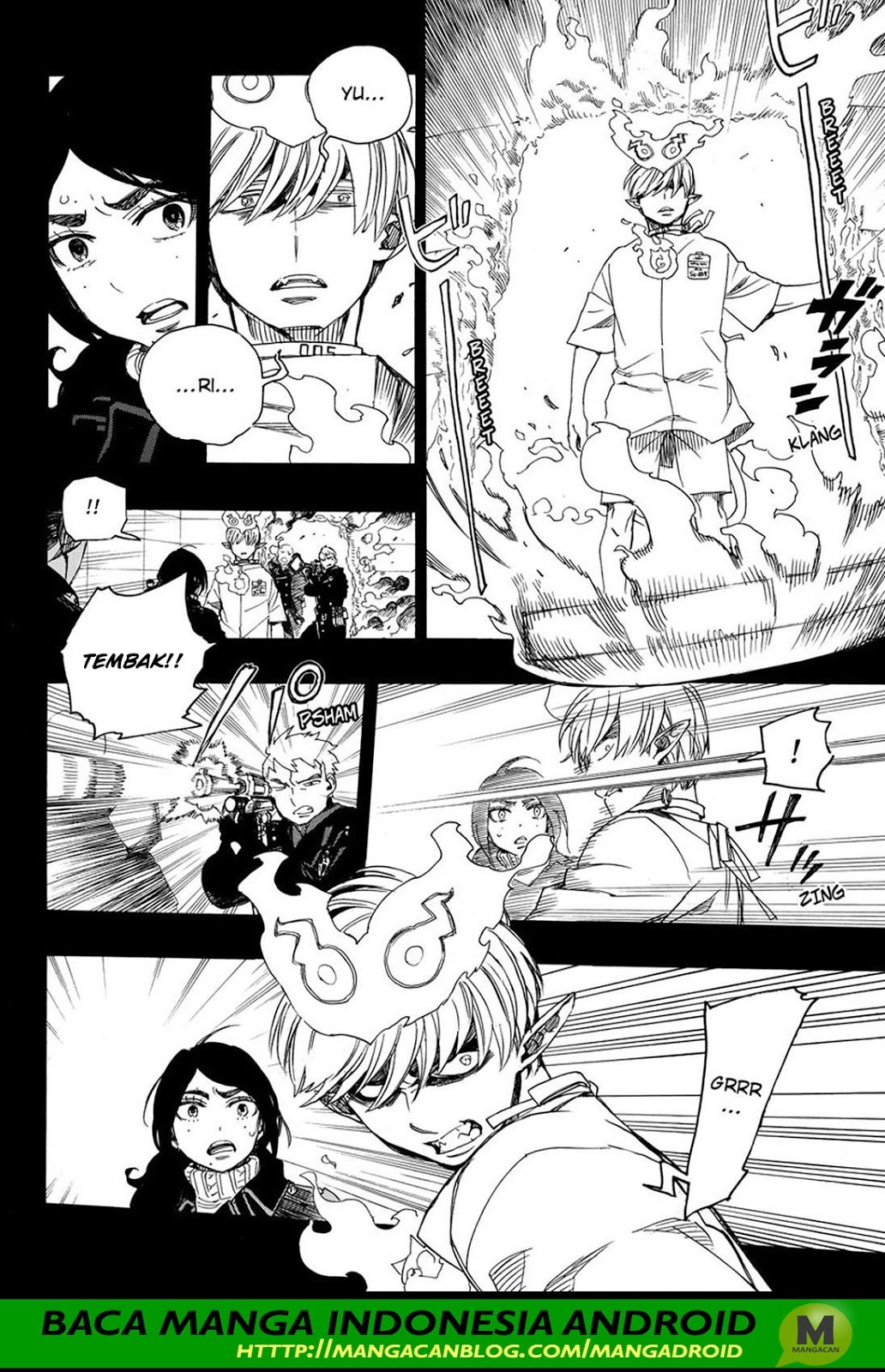 Ao No Exorcist chapter 105 halaman 8