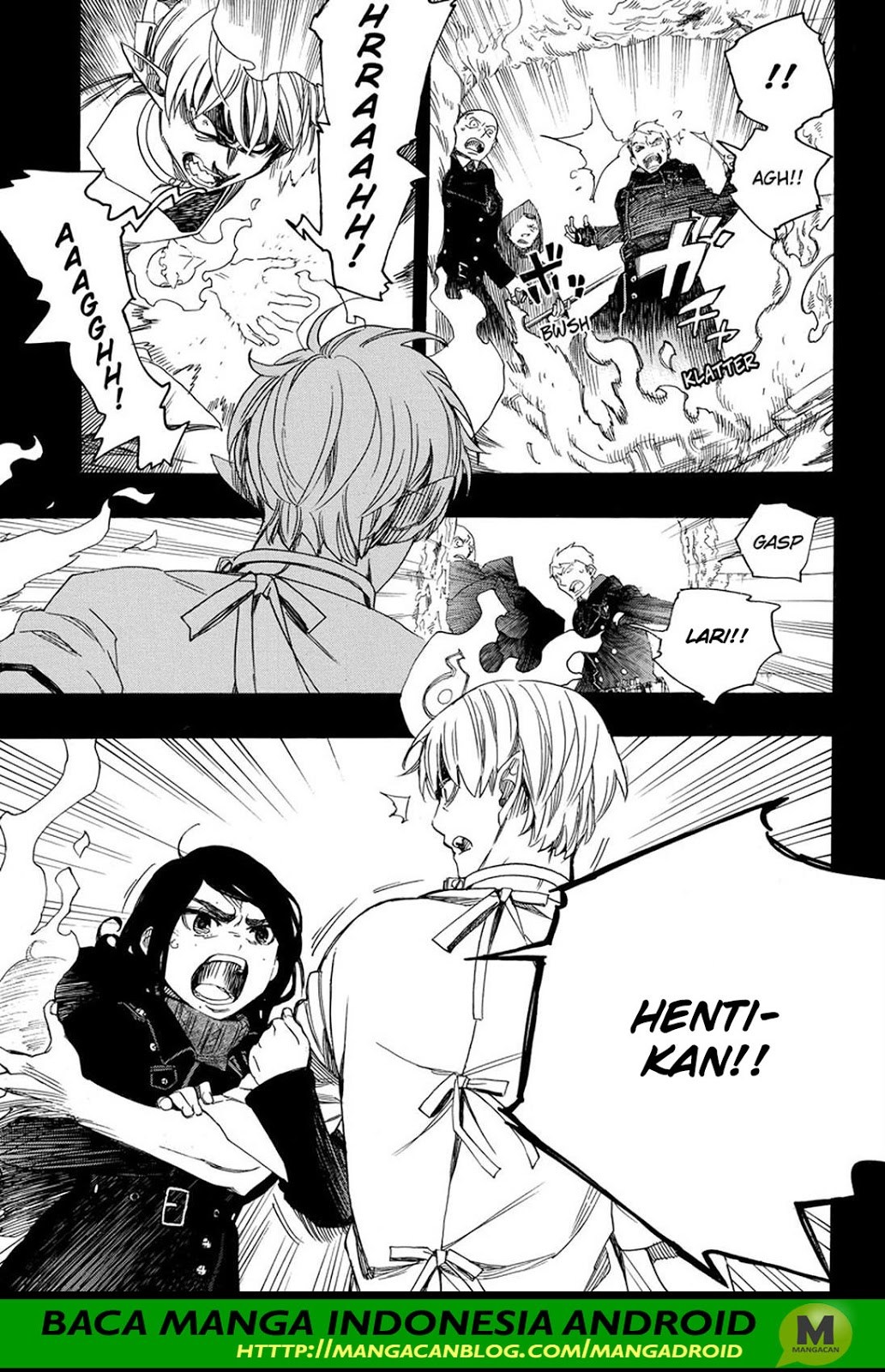 Ao No Exorcist chapter 105 halaman 9