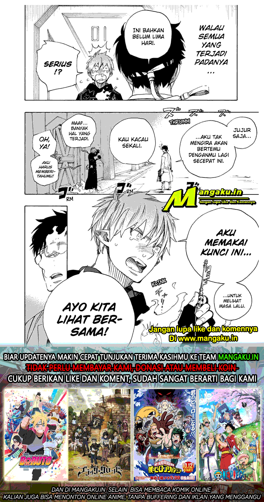 Ao No Exorcist chapter 121 halaman 57