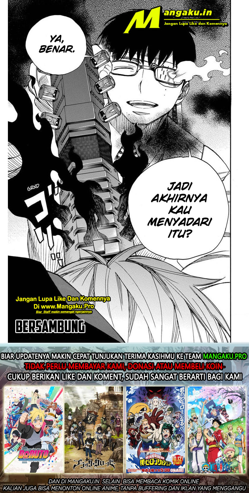 Ao No Exorcist chapter 122 halaman 36