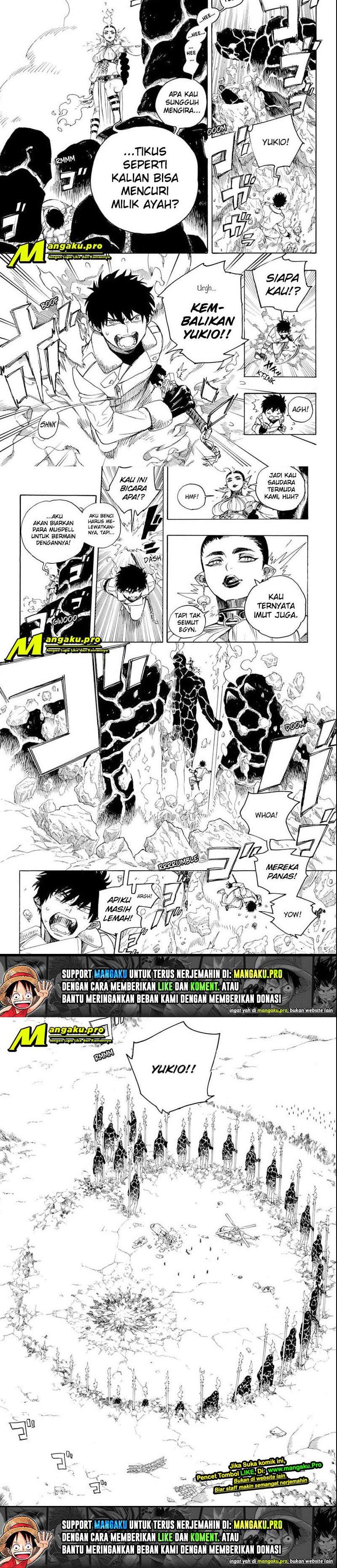 Ao No Exorcist chapter 129.1 halaman 5