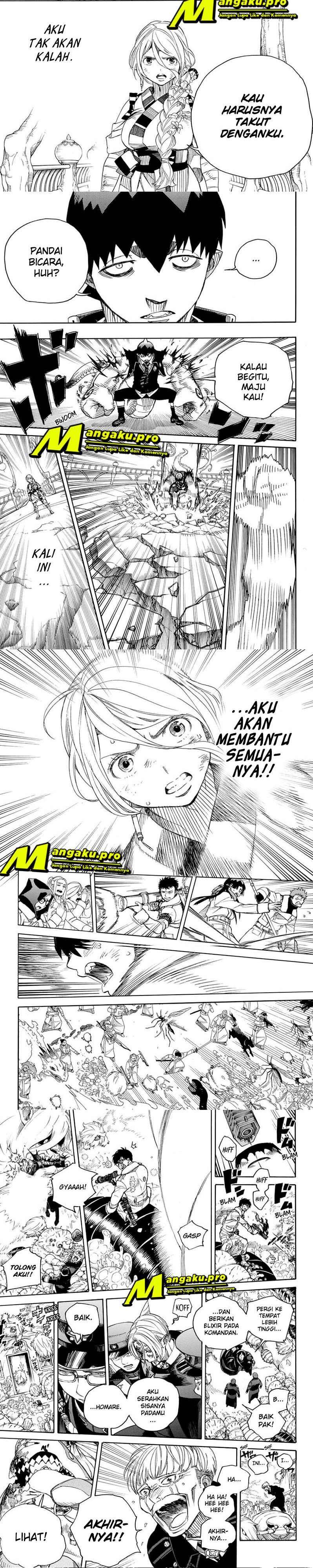 Ao No Exorcist chapter 130.1 halaman 4