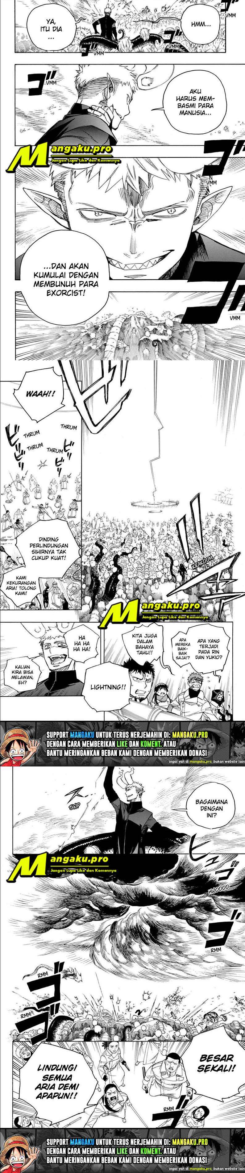 Ao No Exorcist chapter 130.1 halaman 6