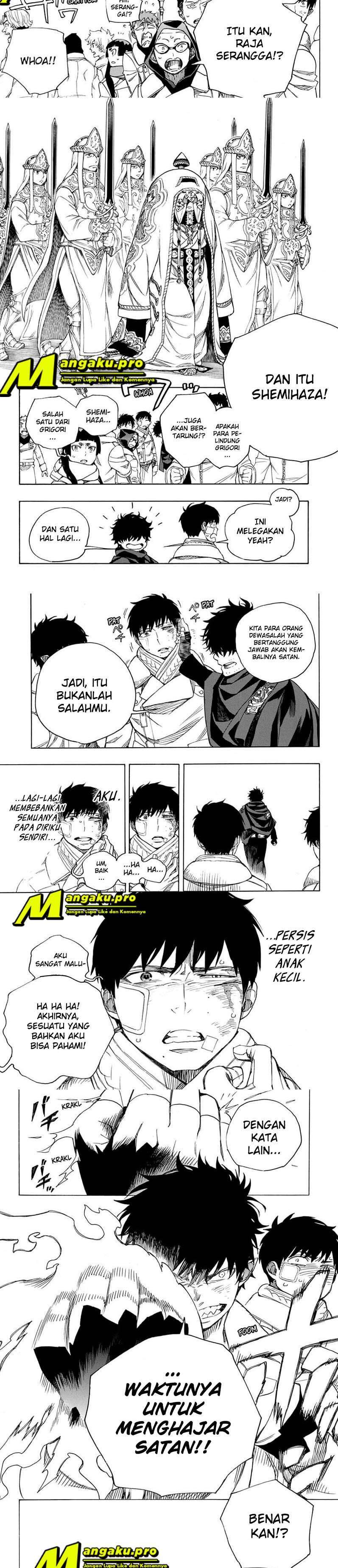 Ao No Exorcist chapter 130.2 halaman 4