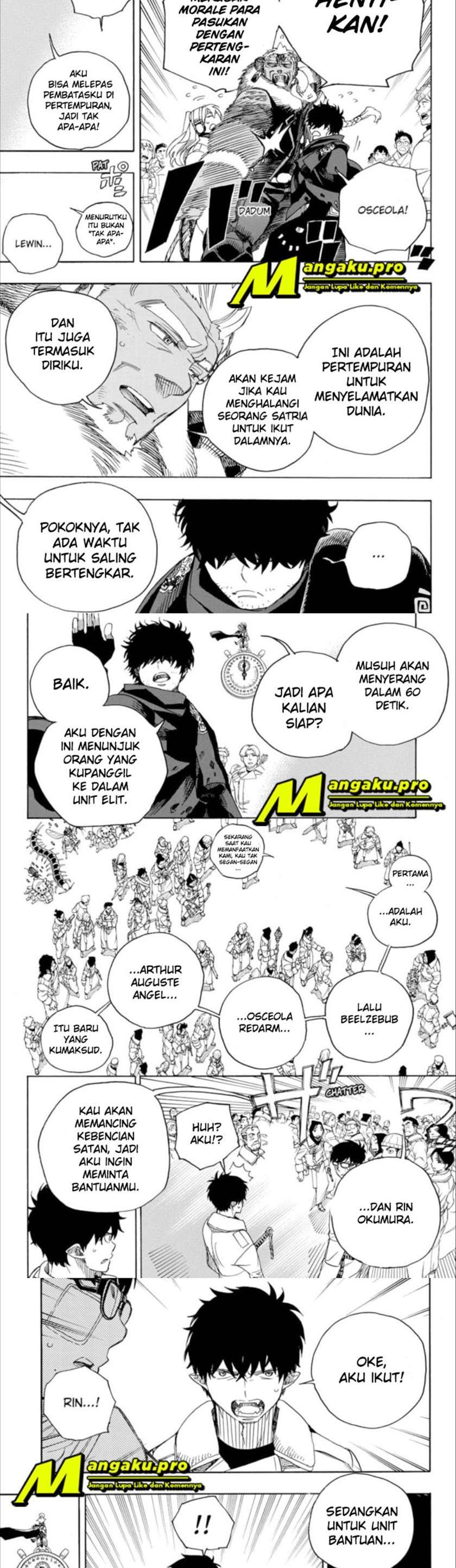 Ao No Exorcist chapter 131.2 halaman 6