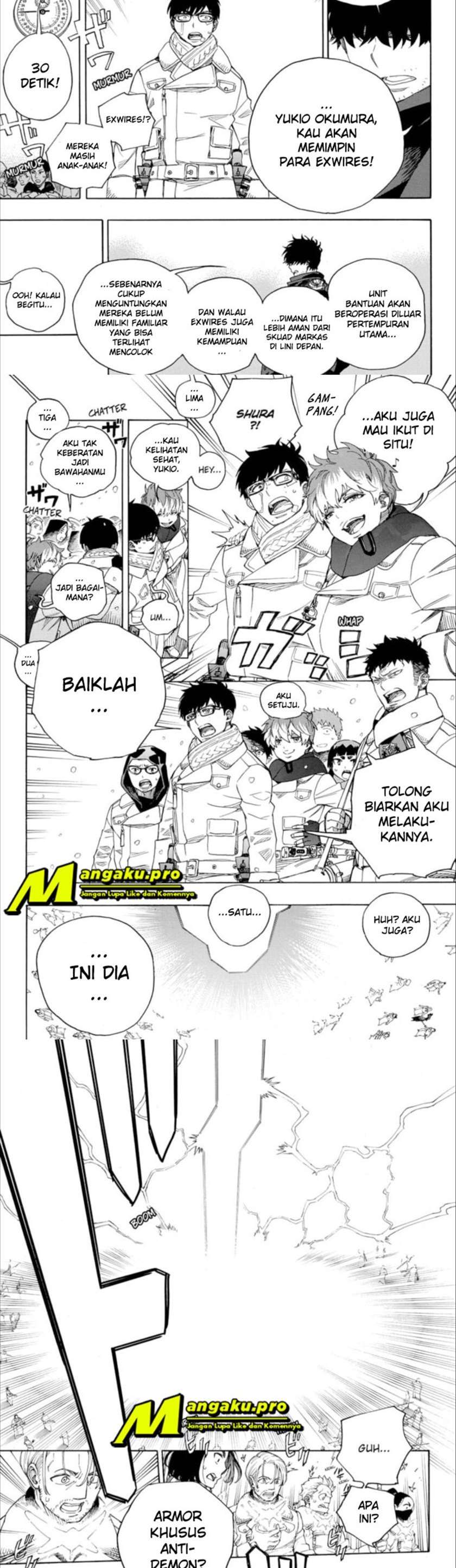 Ao No Exorcist chapter 131.2 halaman 7
