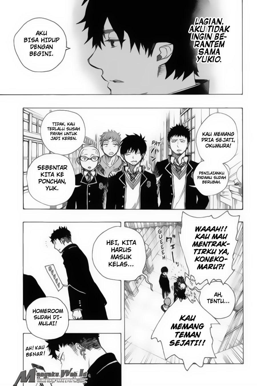 Ao No Exorcist chapter 83 halaman 16