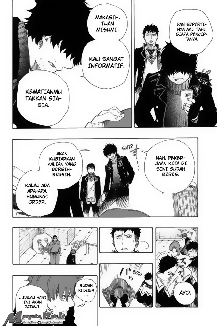 Ao No Exorcist chapter 83 halaman 35