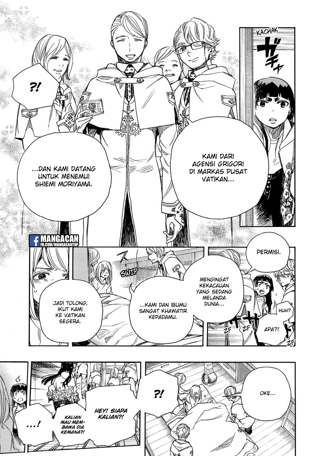Ao No Exorcist chapter 99.2 halaman 9