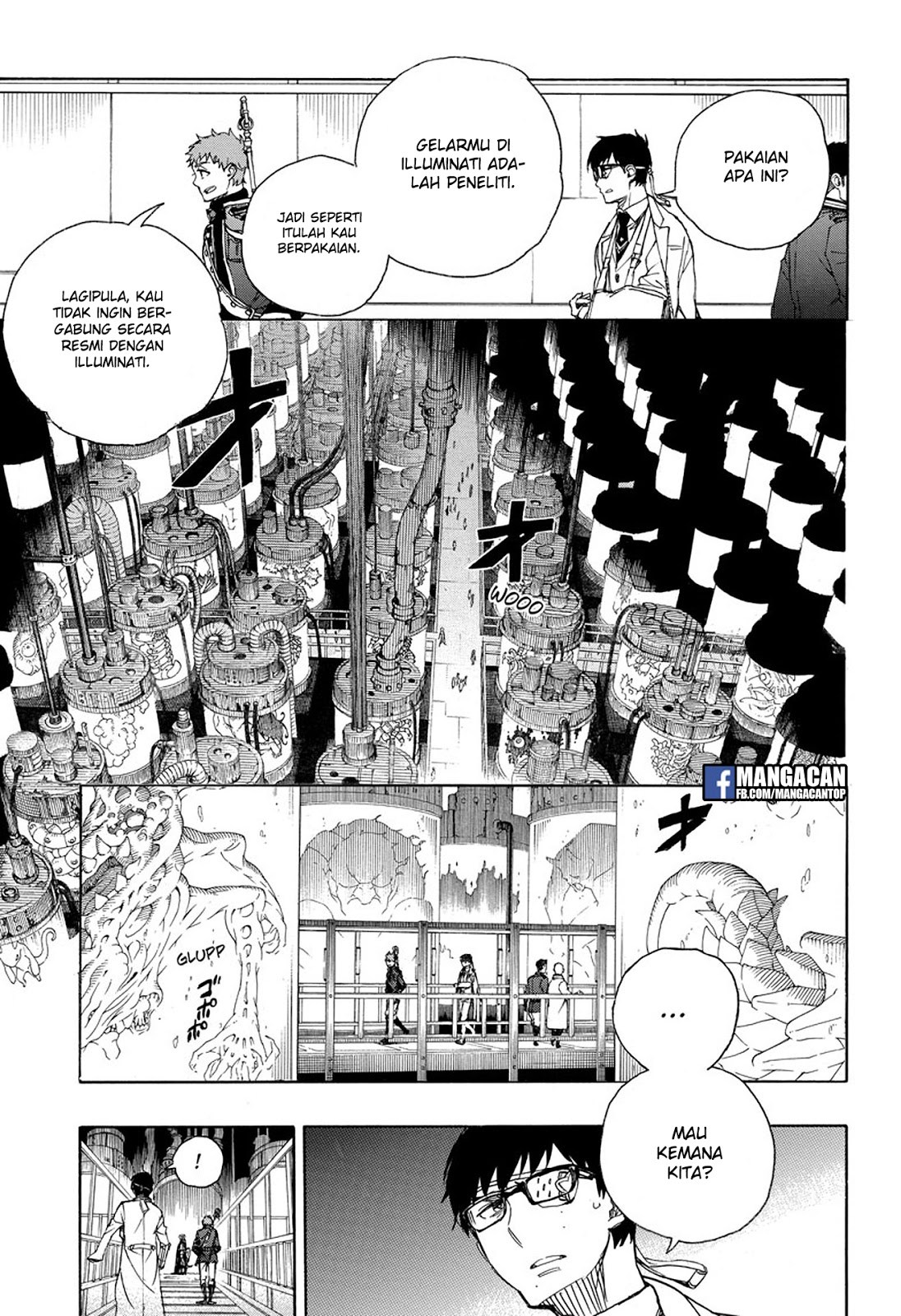 Ao No Exorcist chapter 99.2 halaman 15