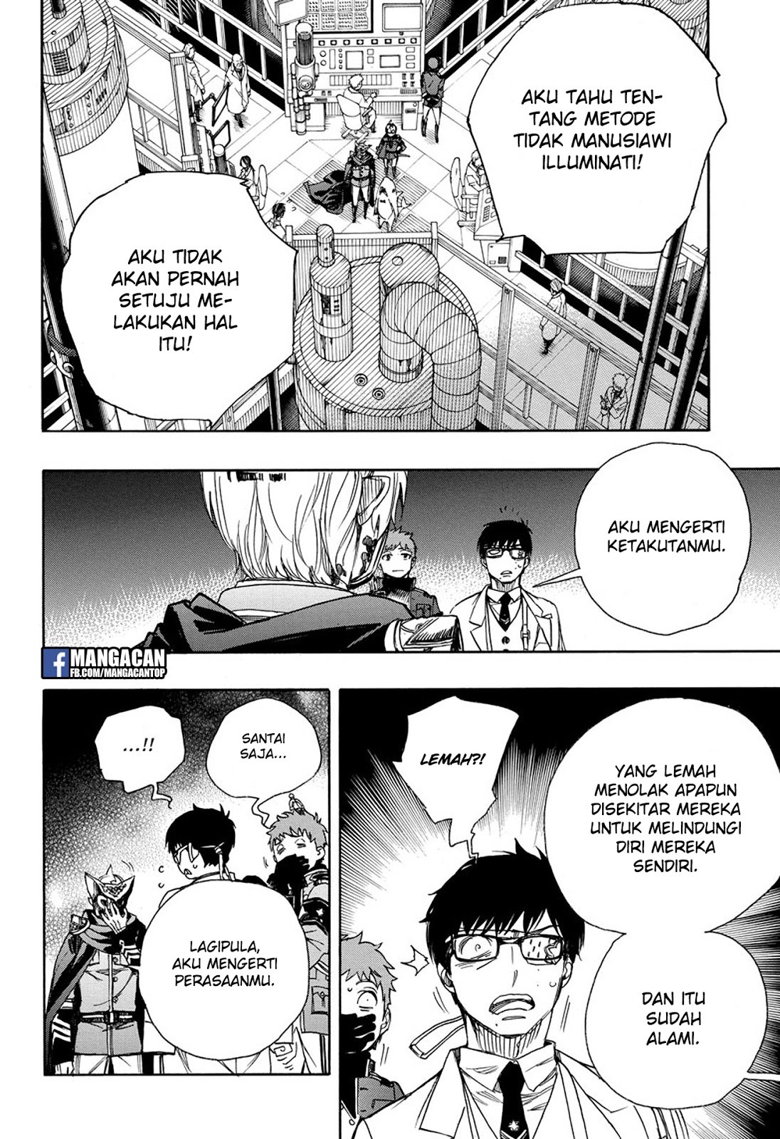 Ao No Exorcist chapter 99.2 halaman 18