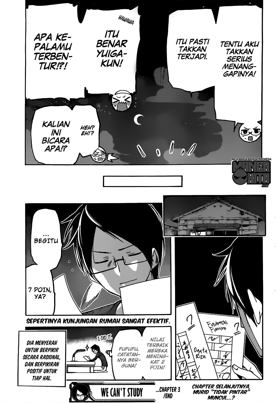 Bokutachi wa Benkyou ga Dekinai chapter 3 halaman 24