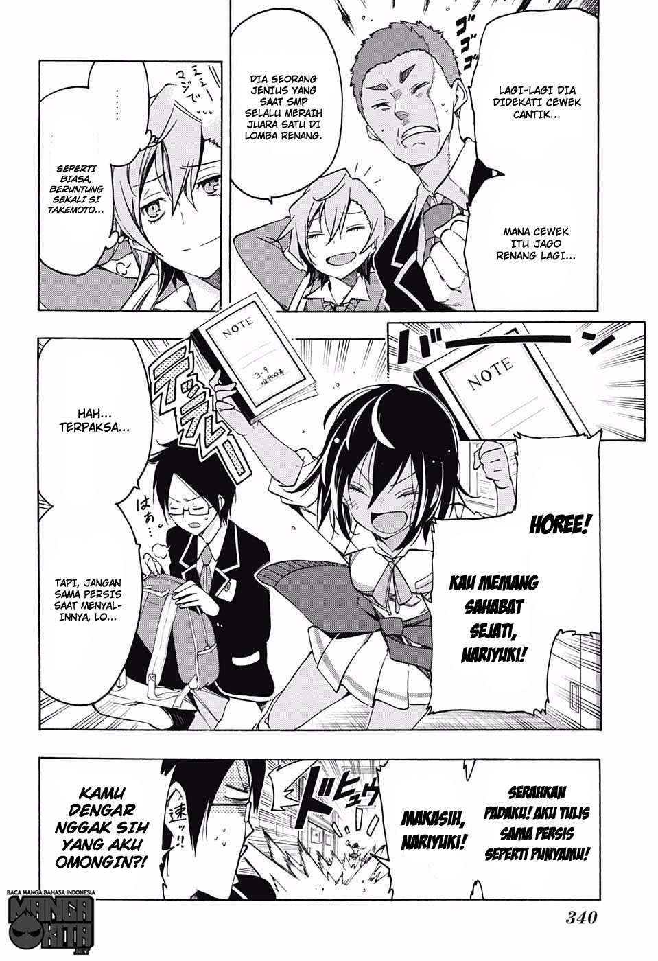 Bokutachi wa Benkyou ga Dekinai chapter 4 halaman 5