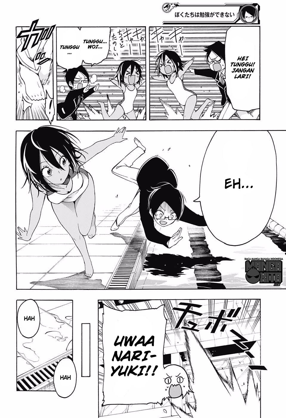 Bokutachi wa Benkyou ga Dekinai chapter 4 halaman 13