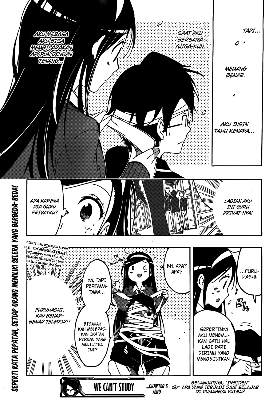 Bokutachi wa Benkyou ga Dekinai chapter 5 halaman 20