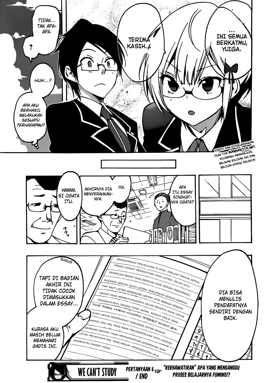 Bokutachi wa Benkyou ga Dekinai chapter 6 halaman 20