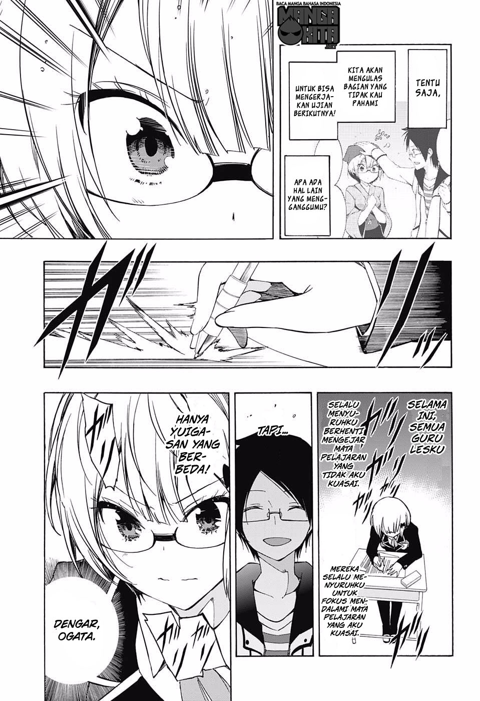 Bokutachi wa Benkyou ga Dekinai chapter 8 halaman 16