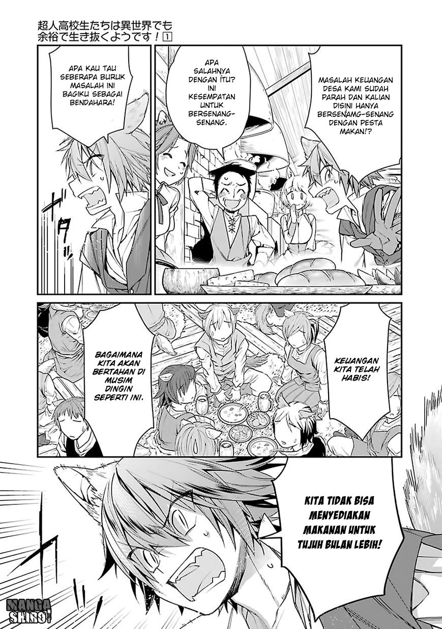 Choujin Koukousei-tachi wa Isekai demo Yoyuu de Ikinuku you desu! chapter 3 halaman 10