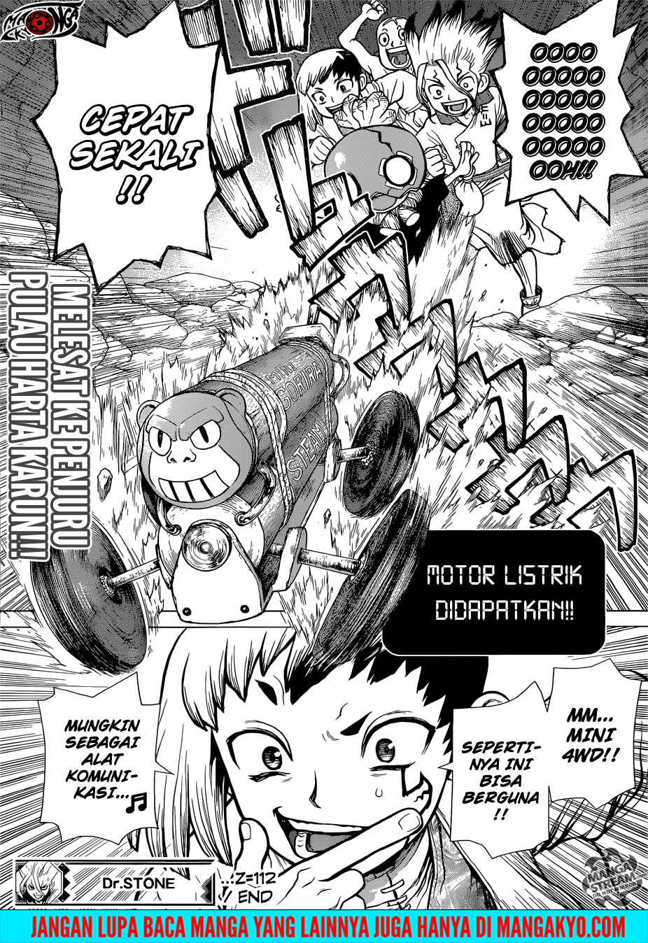 Dr. Stone chapter 112 halaman 18