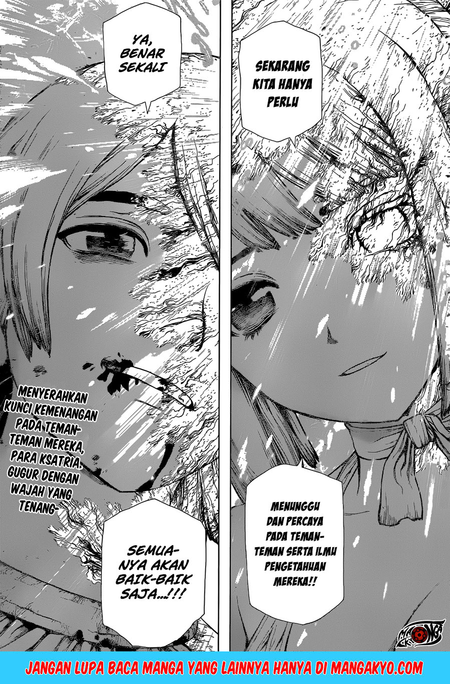 Dr. Stone chapter 121 halaman 18
