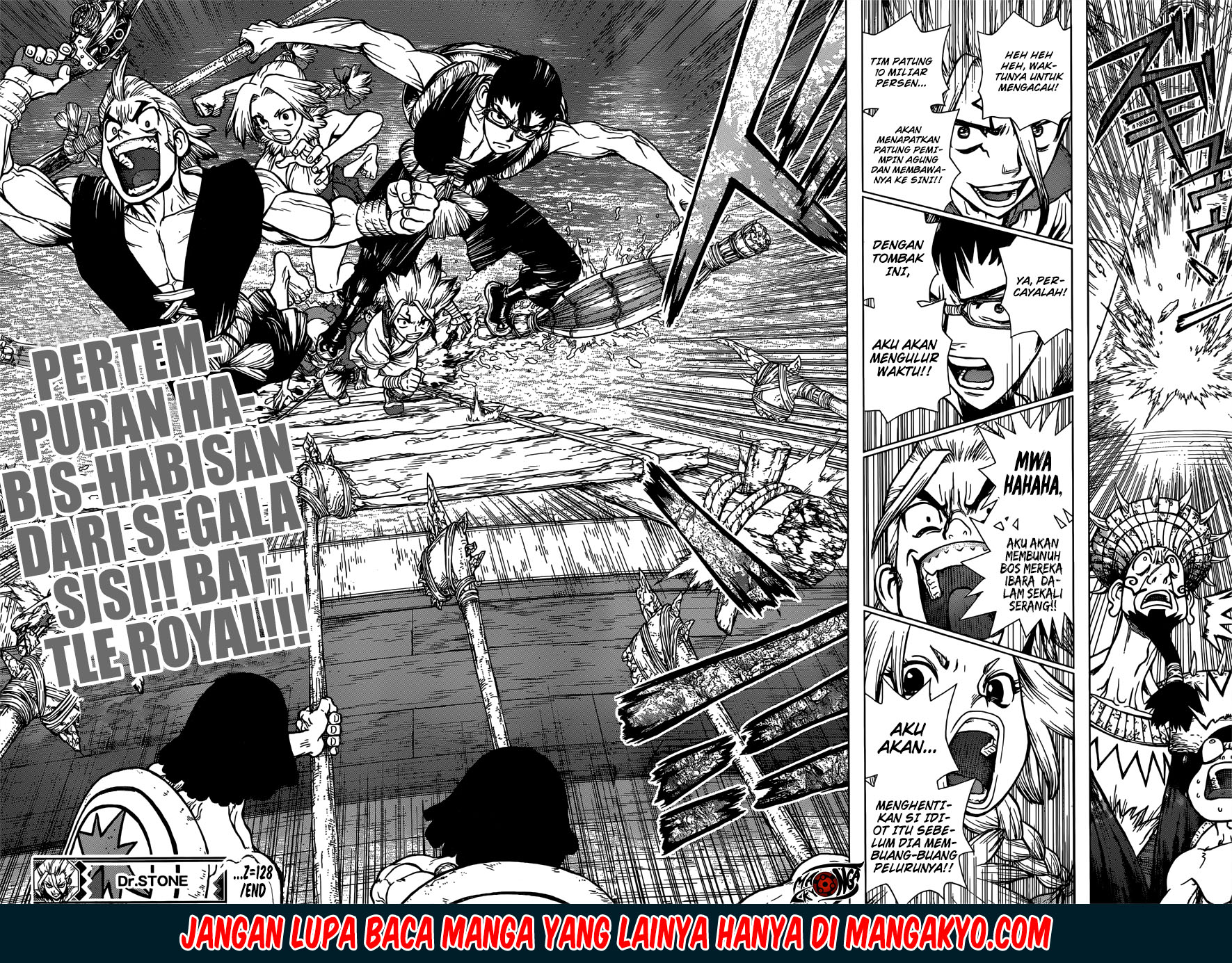 Dr. Stone chapter 128 halaman 18