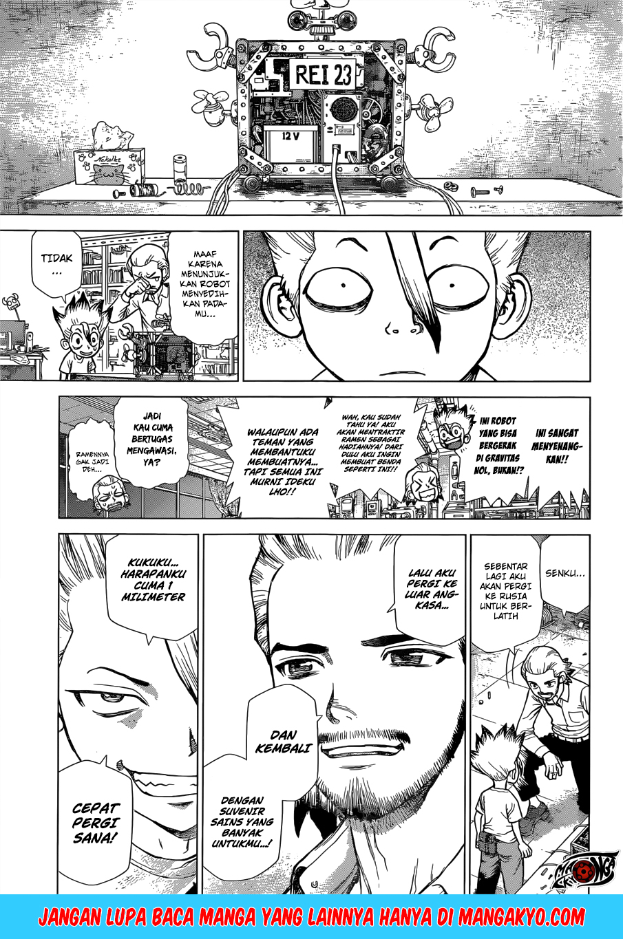 Dr. Stone reboot: Byakuya chapter 1 halaman 4