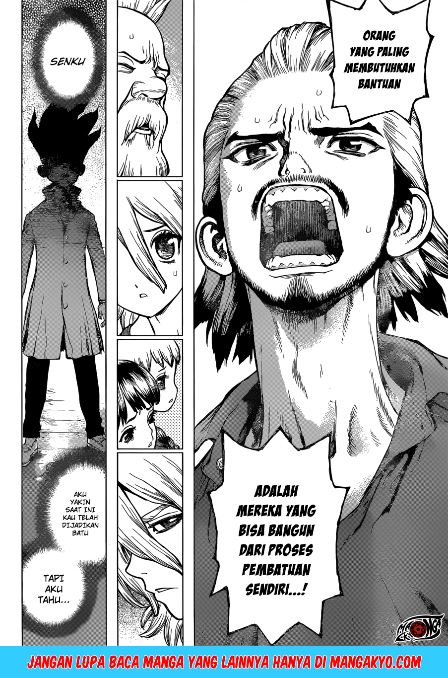 Dr. Stone reboot: Byakuya chapter 1 halaman 10