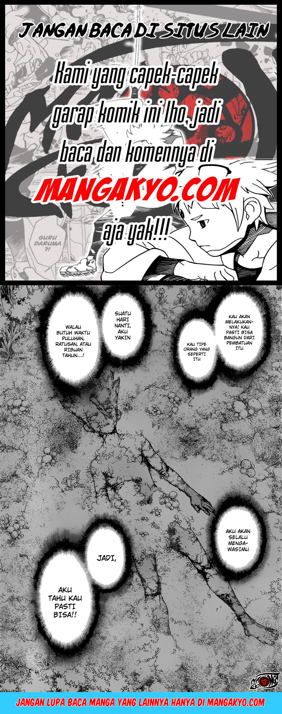 Dr. Stone reboot: Byakuya chapter 1 halaman 11