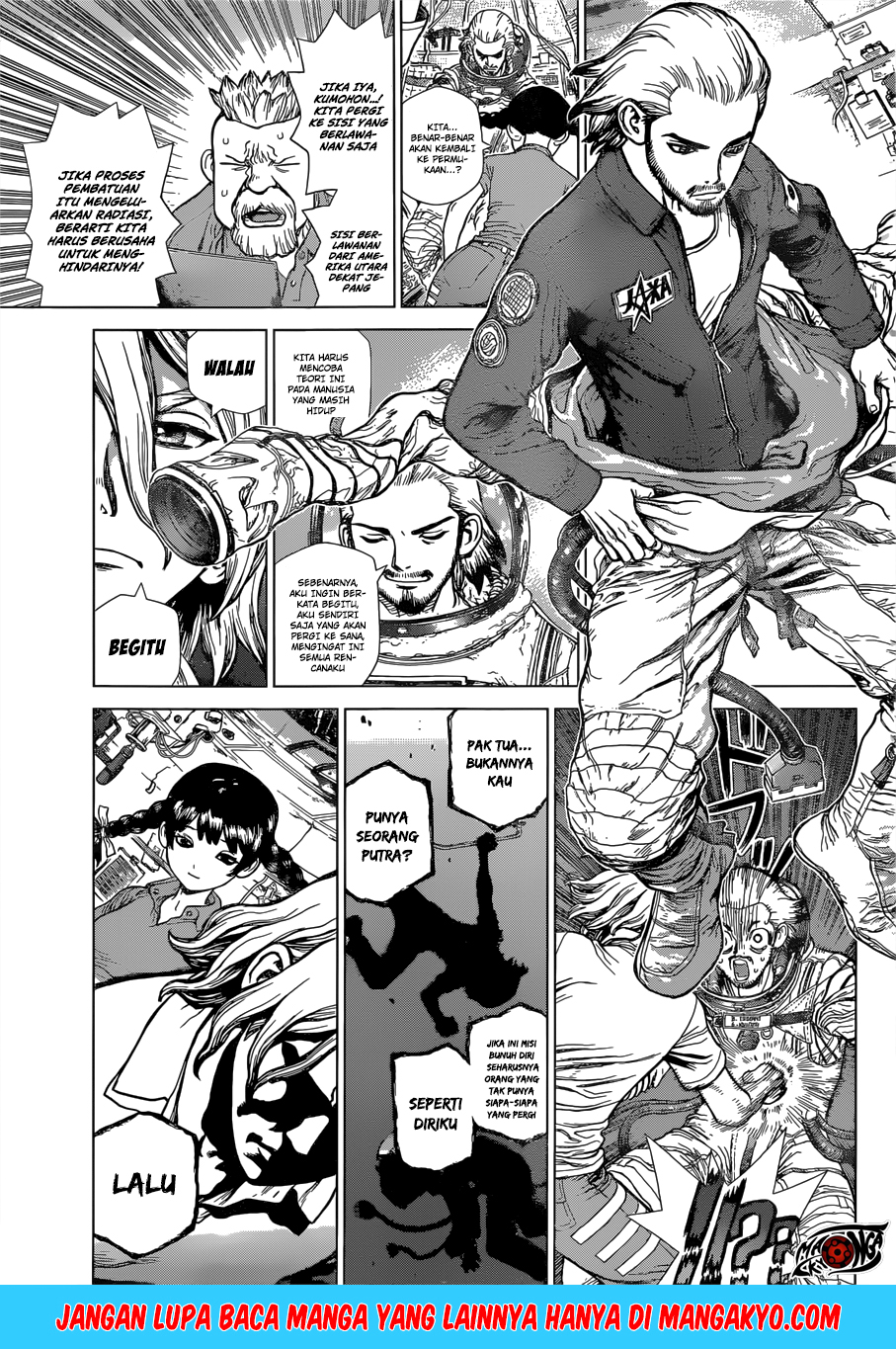 Dr. Stone reboot: Byakuya chapter 1 halaman 14