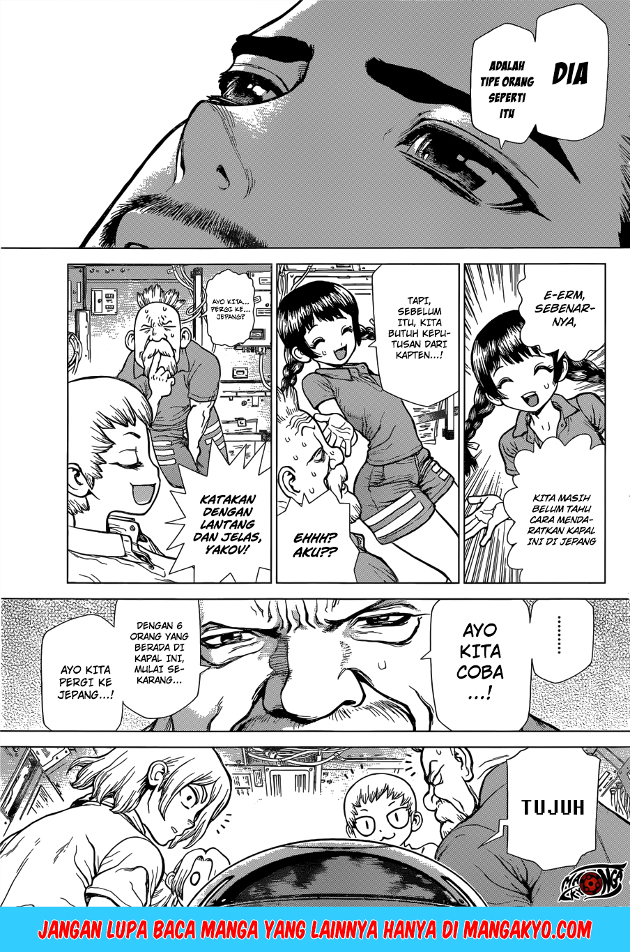 Dr. Stone reboot: Byakuya chapter 1 halaman 18