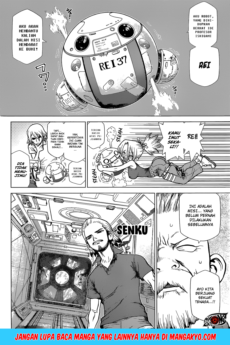 Dr. Stone reboot: Byakuya chapter 1 halaman 19