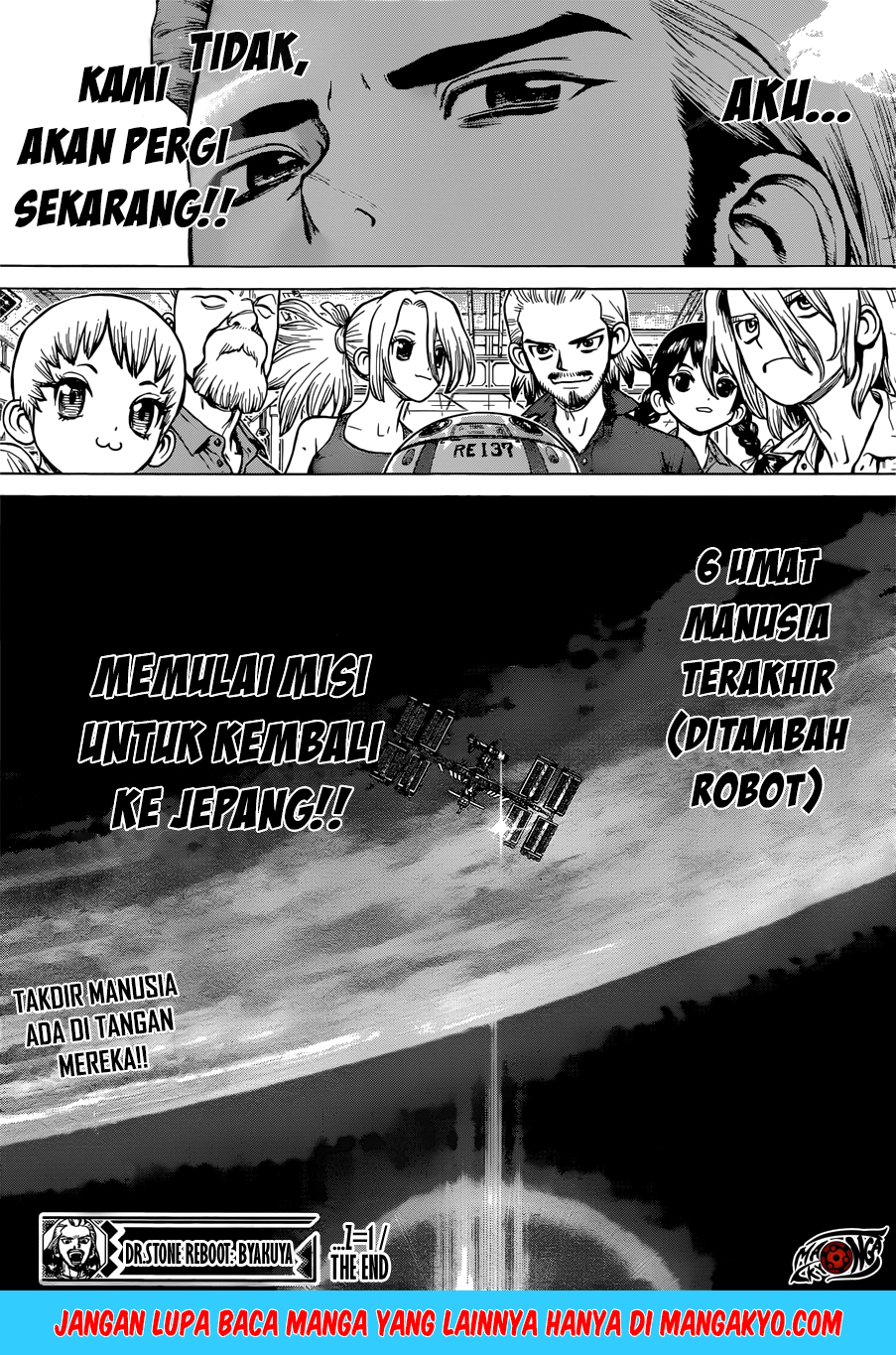 Dr. Stone reboot: Byakuya chapter 1 halaman 20