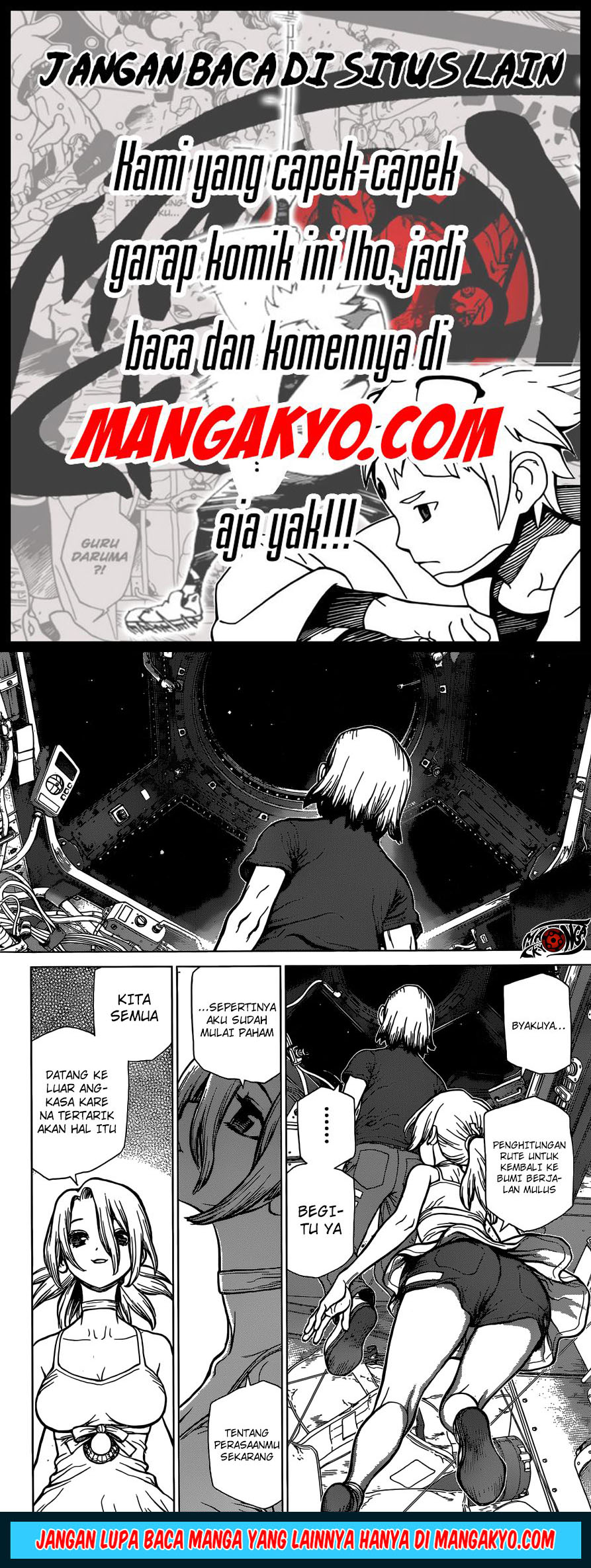 Dr. Stone reboot: Byakuya chapter 3 halaman 10