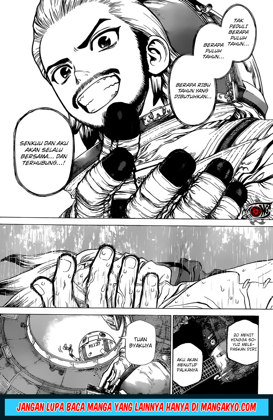 Dr. Stone reboot: Byakuya chapter 4 halaman 14