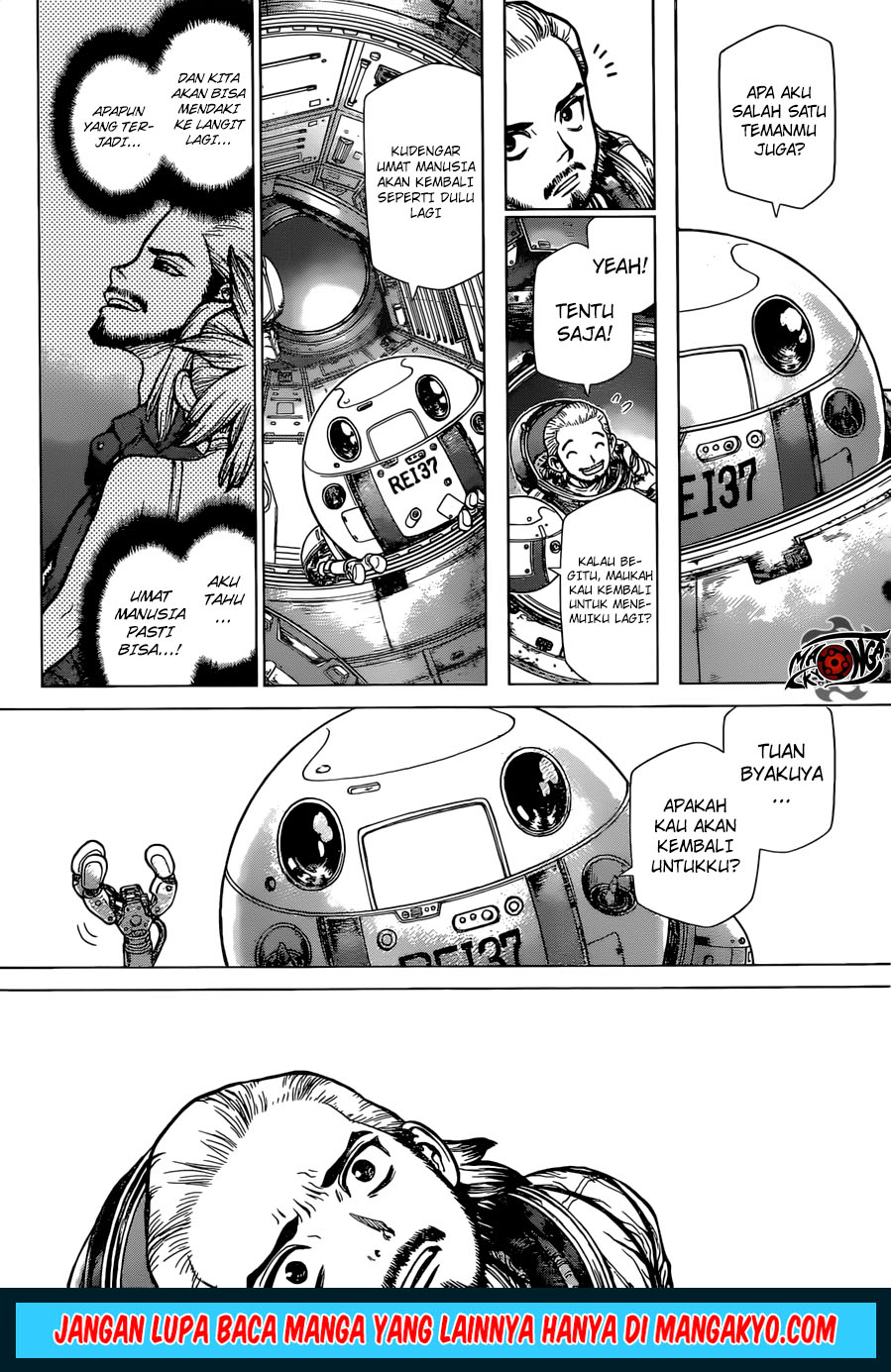 Dr. Stone reboot: Byakuya chapter 4 halaman 15