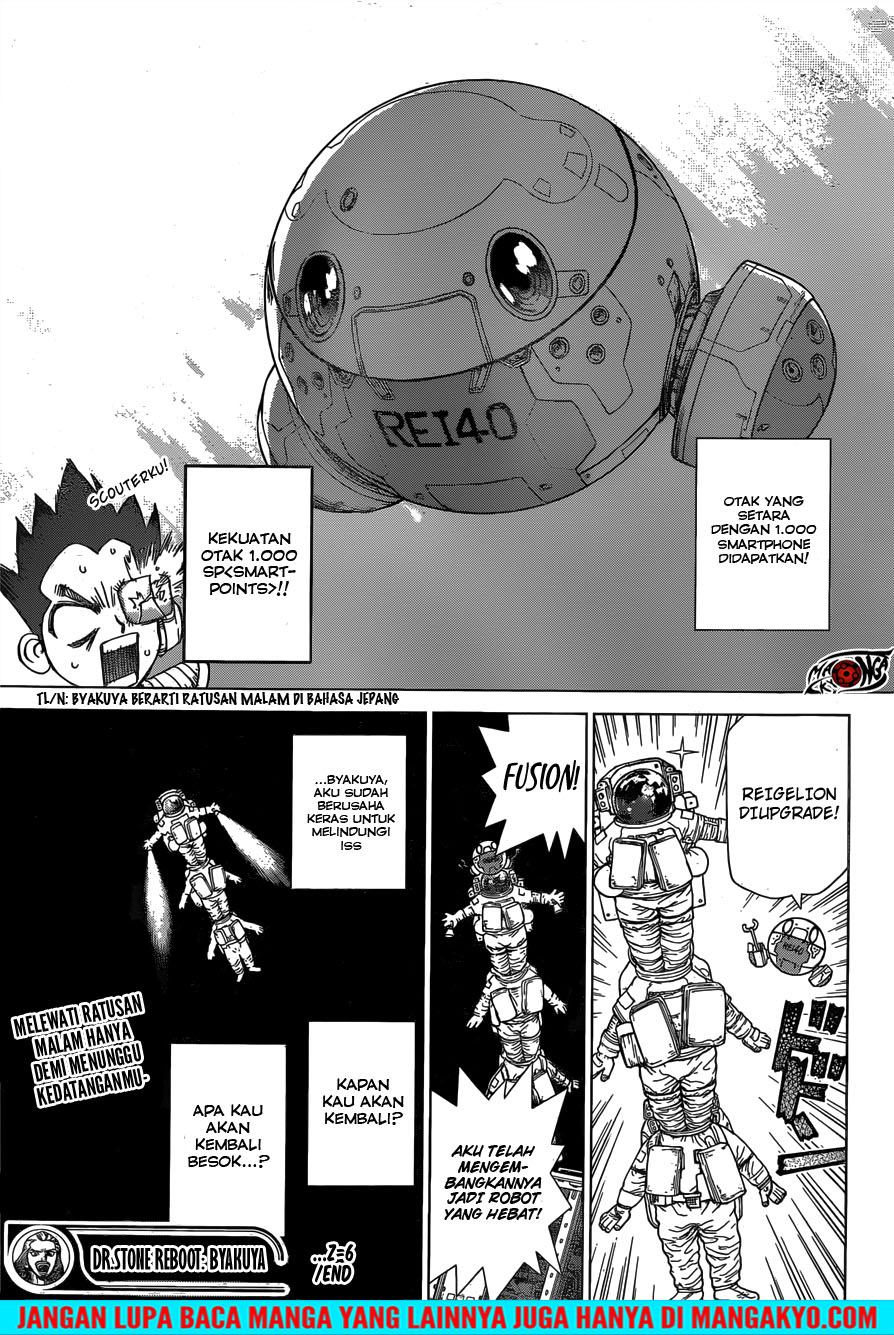 Dr. Stone reboot: Byakuya chapter 6 halaman 18