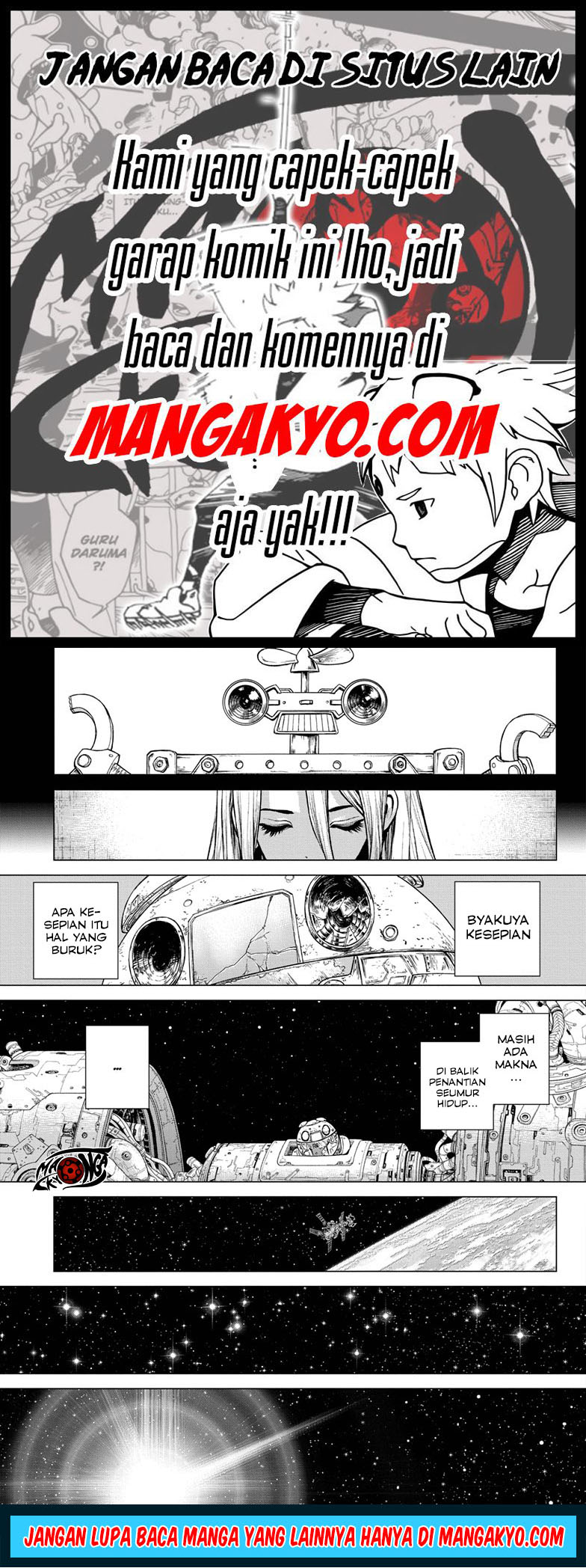 Dr. Stone reboot: Byakuya chapter 9 halaman 9