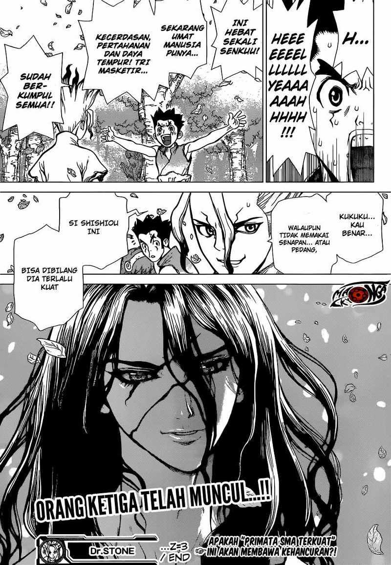Dr. Stone chapter 3 halaman 21