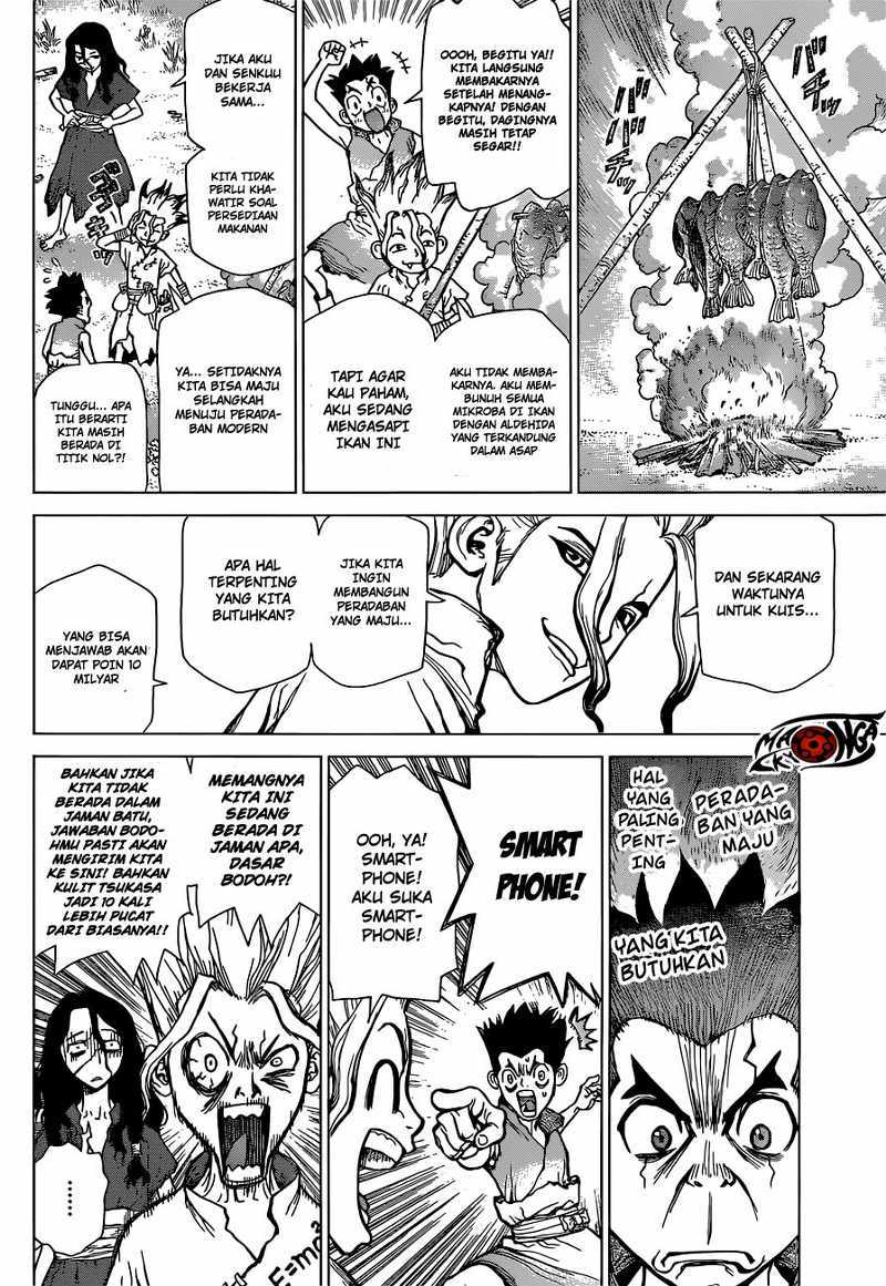 Dr. Stone chapter 4 halaman 8