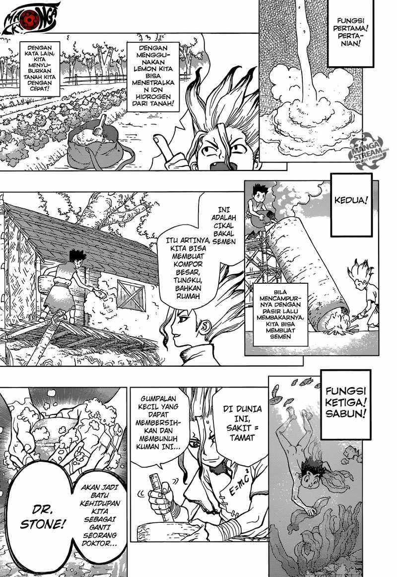 Dr. Stone chapter 4 halaman 11
