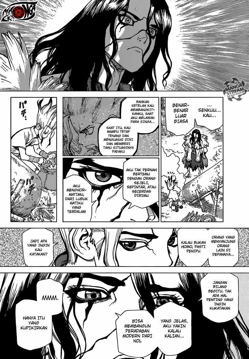 Dr. Stone chapter 4 halaman 12