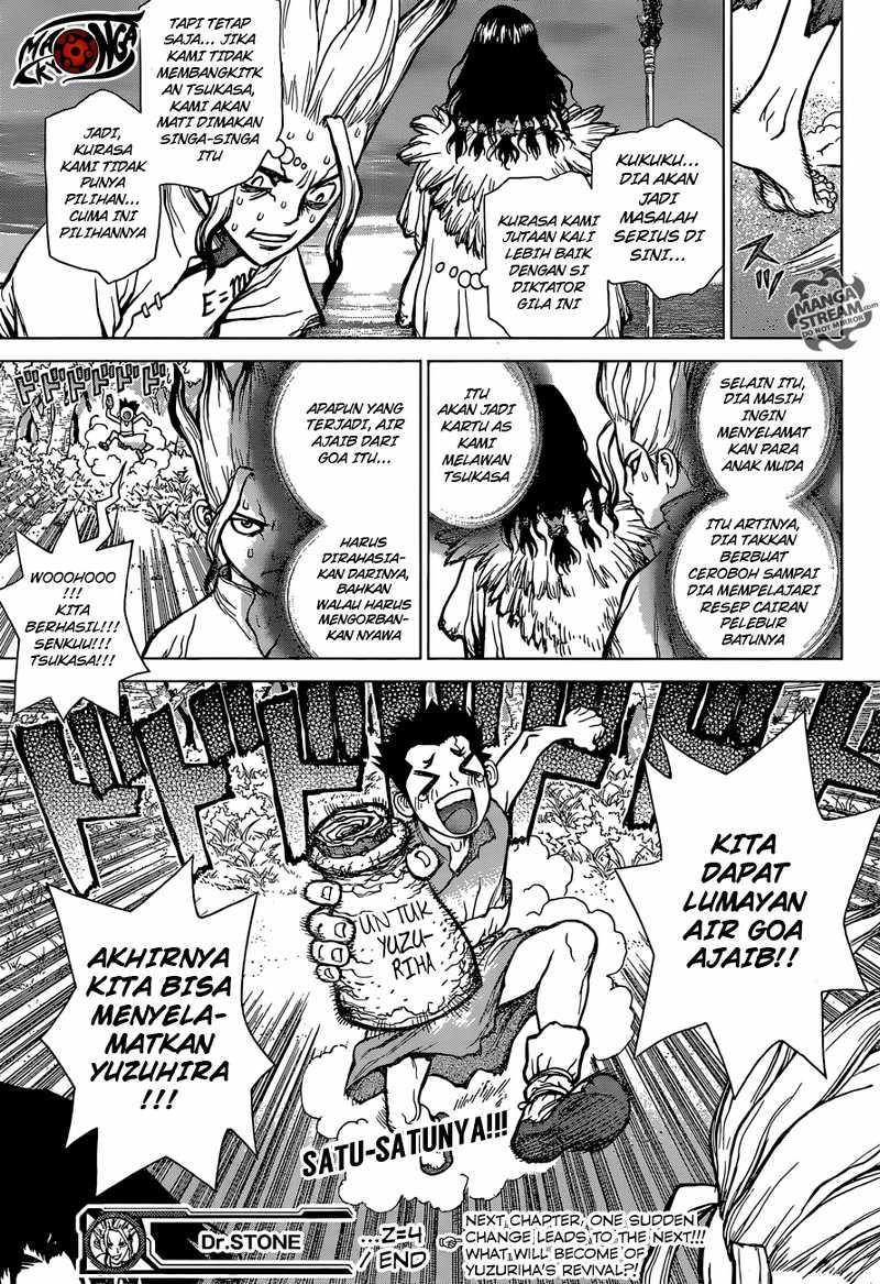 Dr. Stone chapter 4 halaman 18