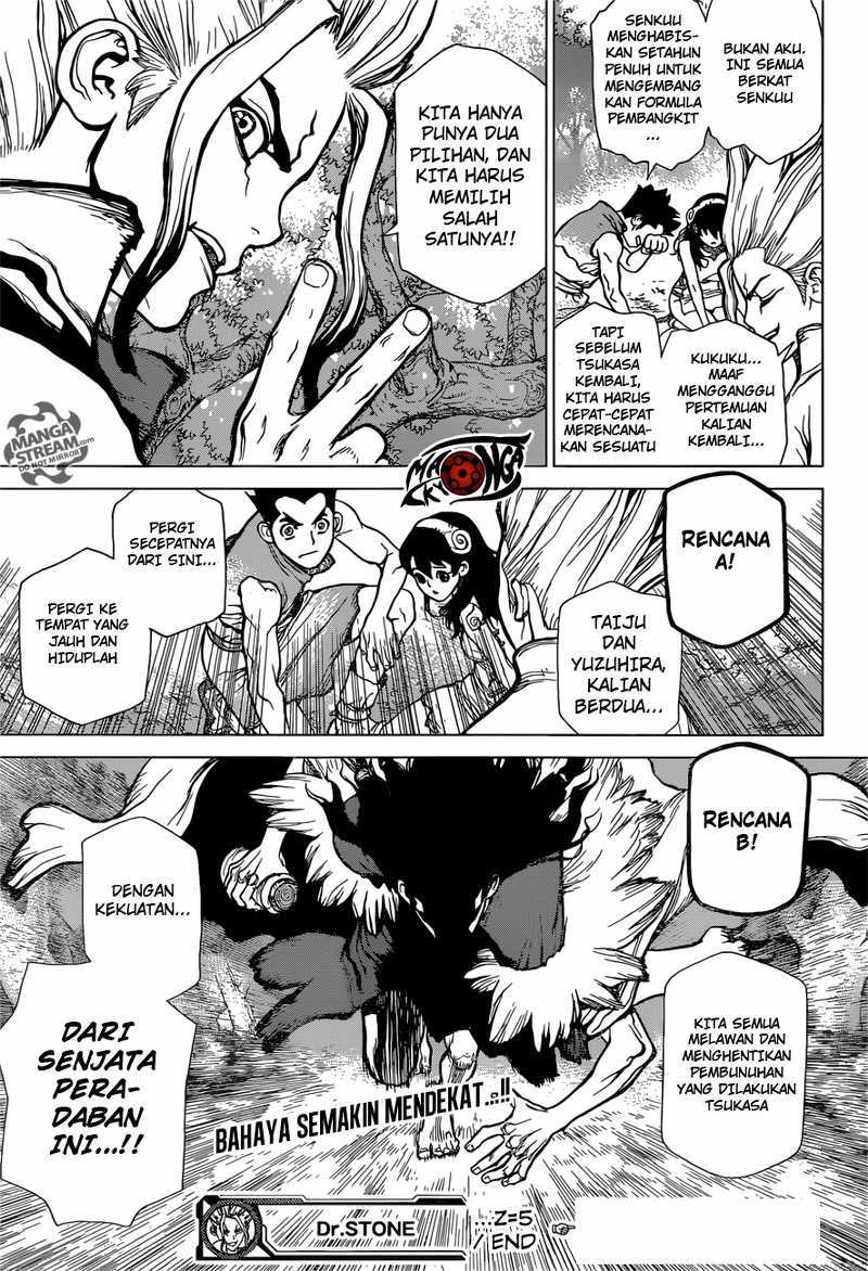 Dr. Stone chapter 5 halaman 18
