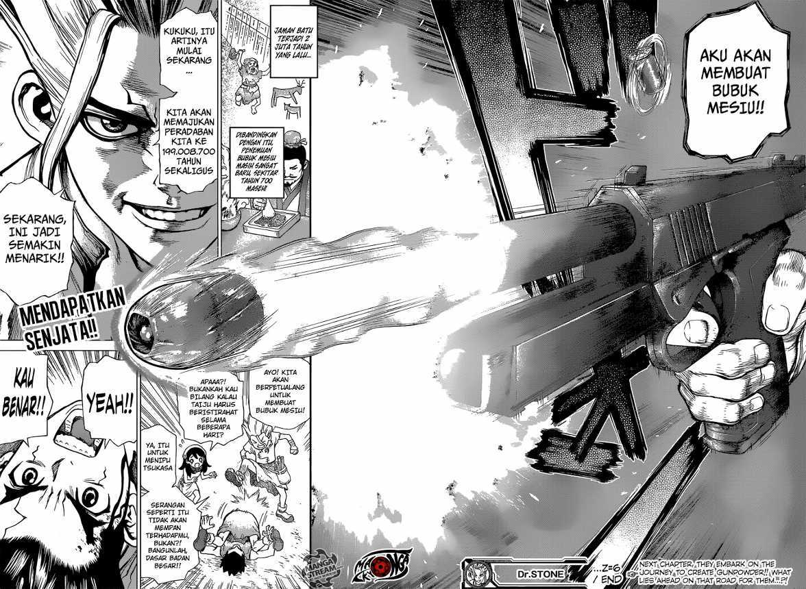Dr. Stone chapter 6 halaman 17