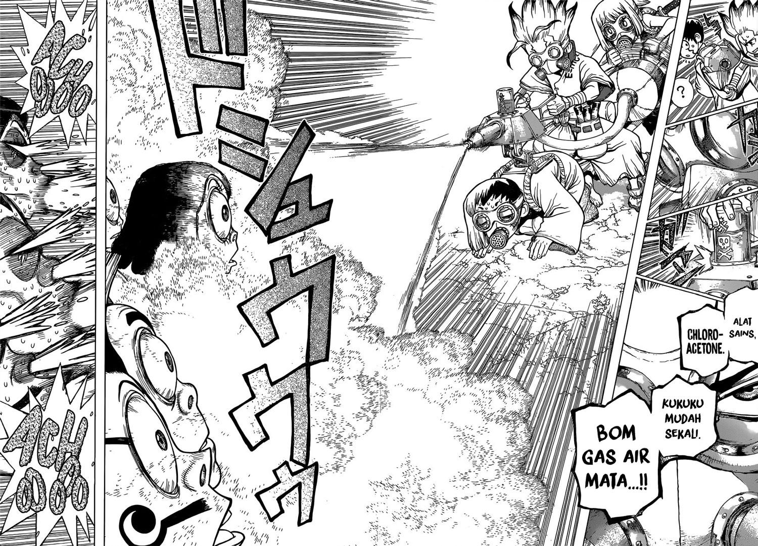 Dr. Stone chapter 105 halaman 14