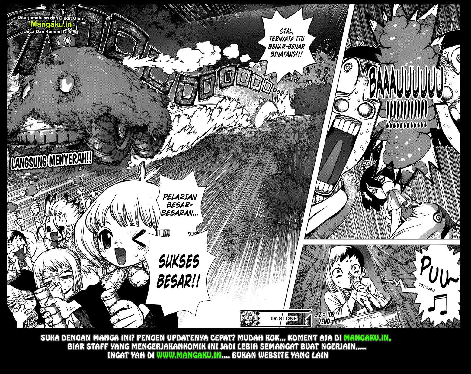 Dr. Stone chapter 109 halaman 18