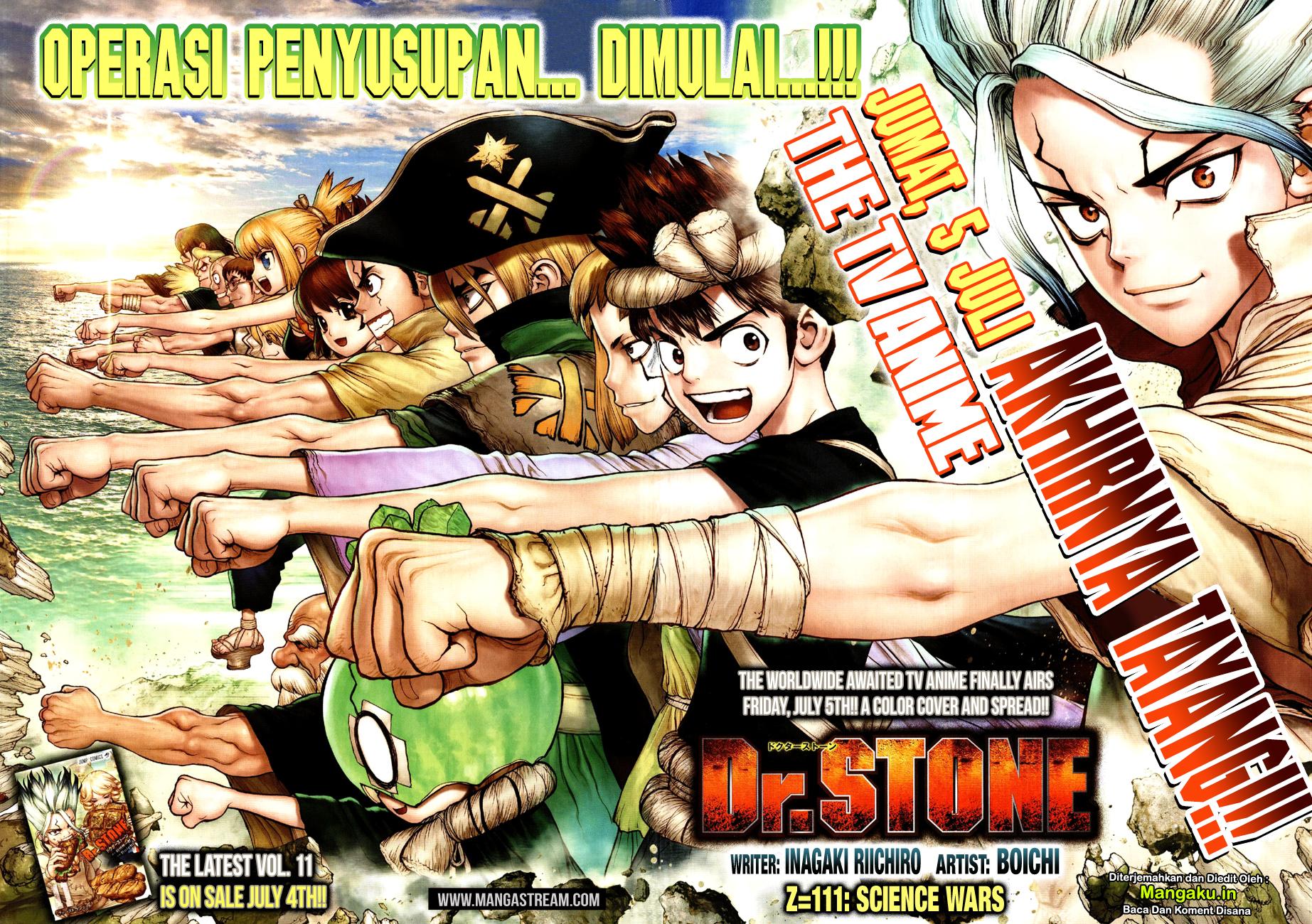 Dr. Stone chapter 111 halaman 4