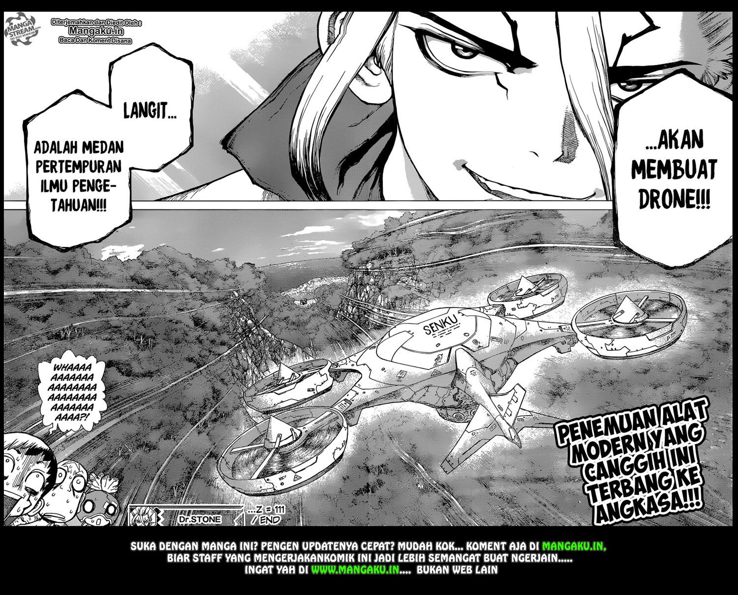 Dr. Stone chapter 111 halaman 21
