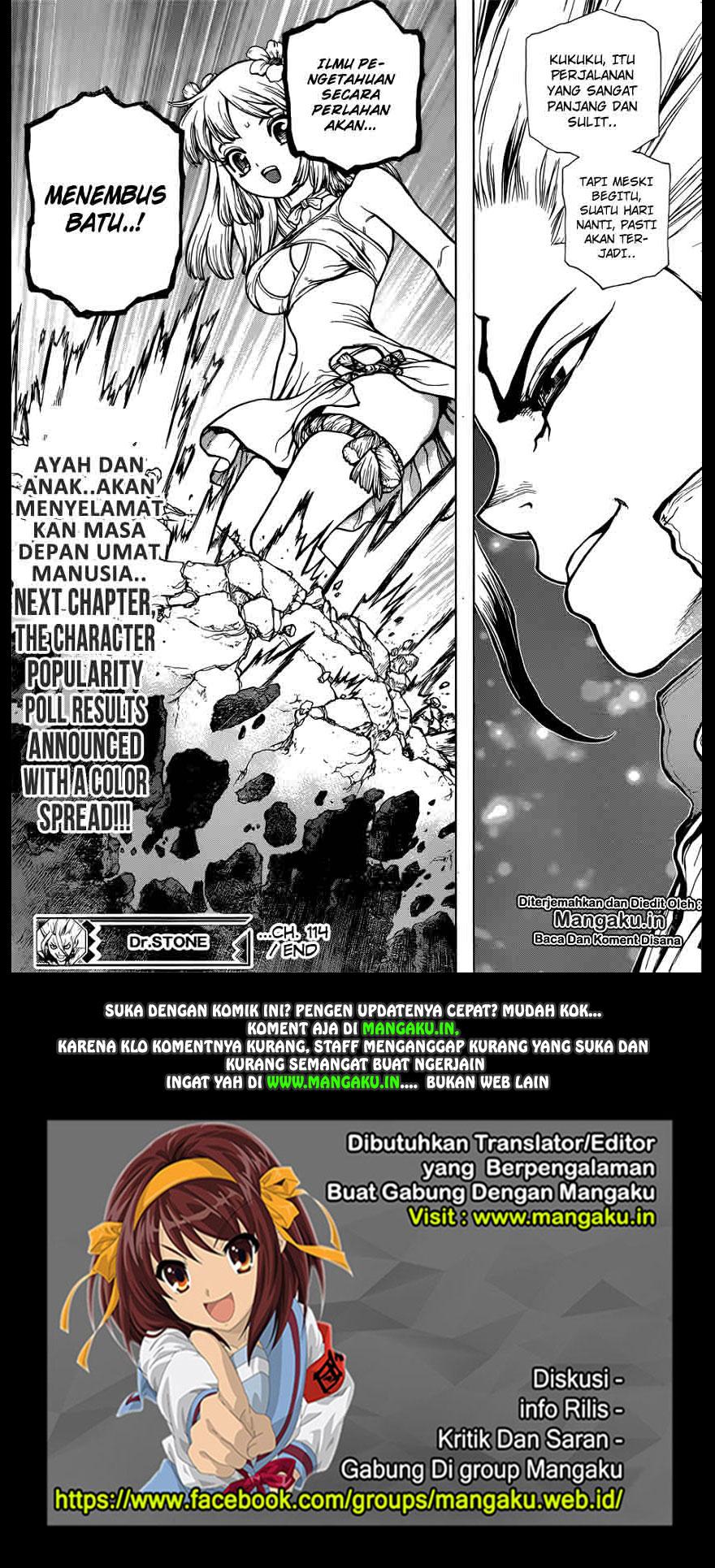 Dr. Stone chapter 114 halaman 19